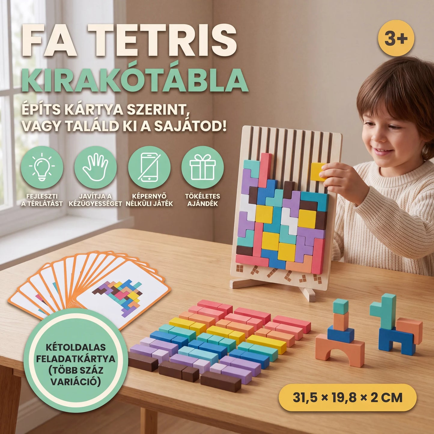 Montessori Készségfejlesztő Tábla