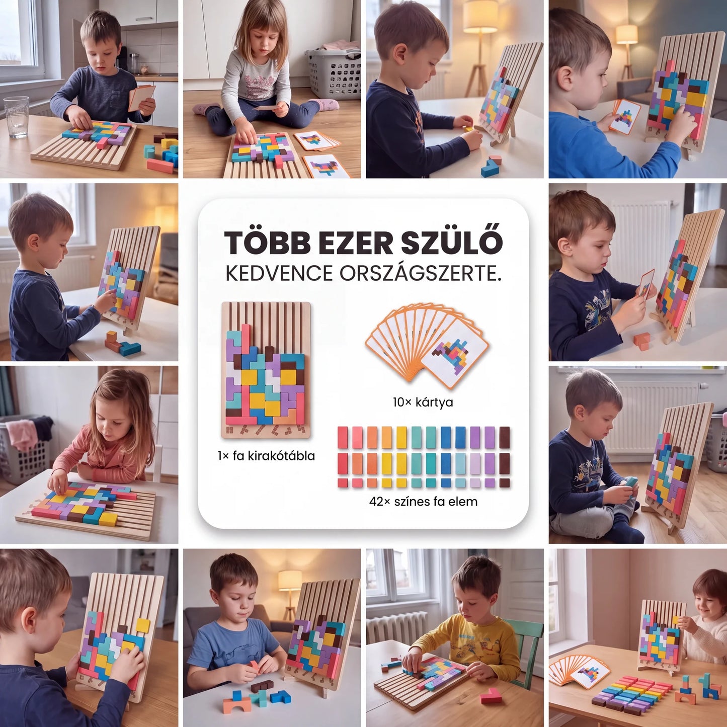 Montessori Készségfejlesztő Tábla