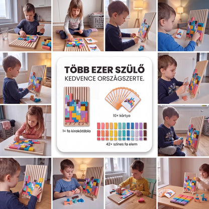 Montessori Készségfejlesztő Tábla