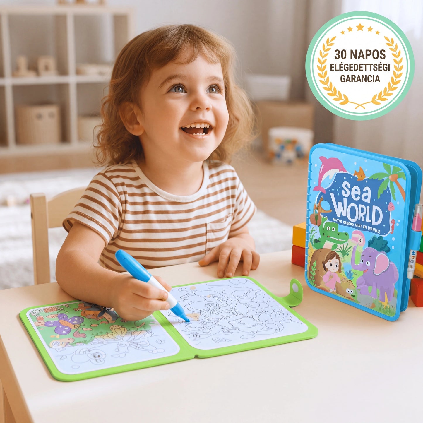 KinderBase-VarázsSzínező™ vizes színezőfüzet